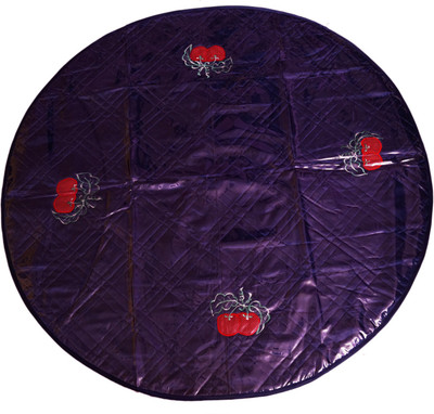 

Hanu Enterprises Round Pack of 1 Table Placemat(Dark Blue, Fiber, Plastic)