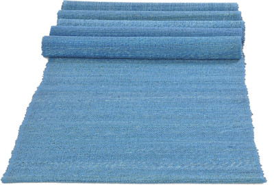 

Rope International Rectangular Pack of 6 Table Placemat(Light Blue, River Grass)