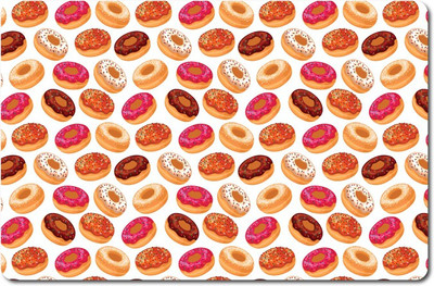 

Nourish Rectangular Pack of 6 Table Placemat(Multicolor, PVC)