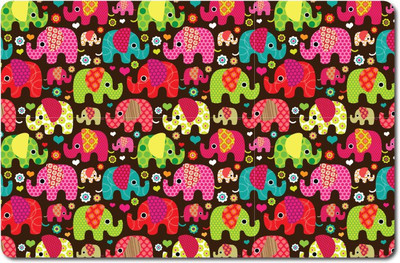 

Nourish Rectangular Pack of 6 Table Placemat(Multicolor, PVC)