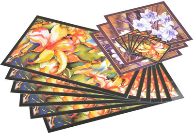 

Itrend India Rectangular Pack of 6 Table Placemat(Multicolor, PVC)
