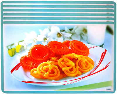 

The Trendy Rectangular Pack of 6 Table Placemat(Multicolor, PVC)