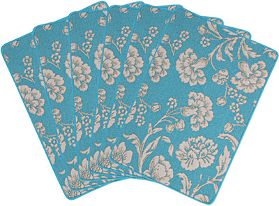 

Saral Home Rectangular Pack of 6 Table Placemat(Light Blue, Cotton)