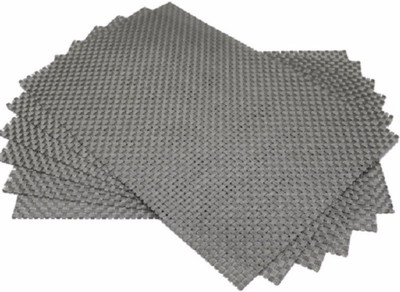 

Jay Jay Rectangular Pack of 6 Table Placemat(Grey, PVC)