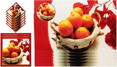 

The Trendy Rectangular Pack of 15 Table Placemat(Multicolor, PVC)