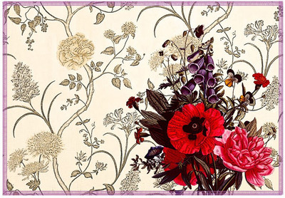 

Leaf Designs Rectangular Pack of 6 Table Placemat(Multicolor, Cotton)