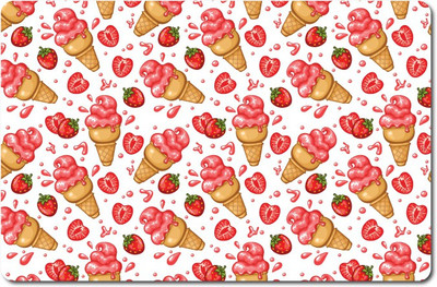 

Nourish Rectangular Pack of 6 Table Placemat(Multicolor, PVC)