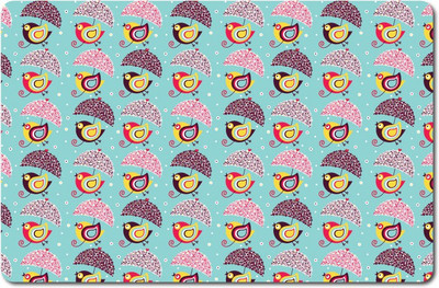 

Nourish Rectangular Pack of 6 Table Placemat(Multicolor, PVC)