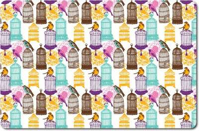 

Nourish Rectangular Pack of 6 Table Placemat(Multicolor, PVC)