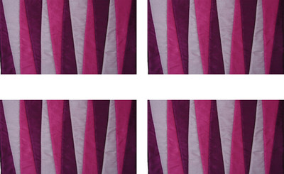 

HOME SHINE Rectangular Pack of 4 Table Placemat(Multicolor, Polyester)