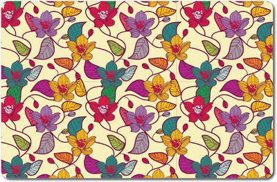 Nourish Rectangular Pack of 6 Table Placemat(Multicolor, PVC)