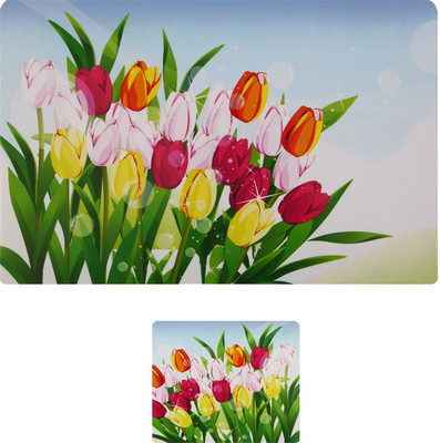 

E-Retailer Rectangular Pack of 6 Table Placemat(Multicolor, PVC)