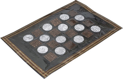 KUBER INDUSTRIES Rectangular Pack of 6 Table Placemat(Brown, Plastic)