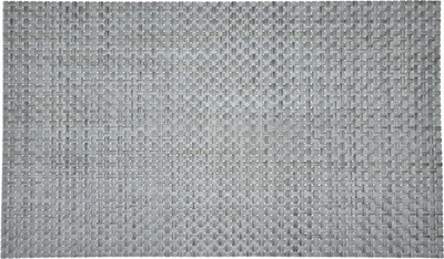 

Koncepts Rectangular Pack of 6 Table Placemat(Grey, Polyester)