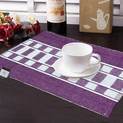 

Loomkart Square Pack of 7 Table Placemat(Multicolor, Cotton)