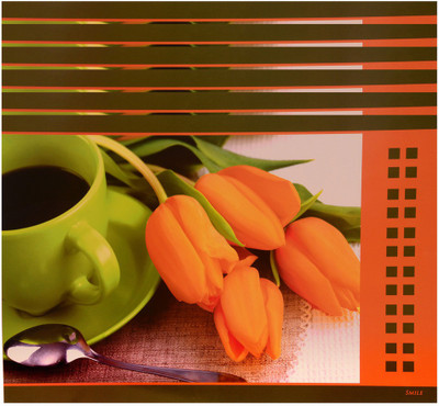 

The Trendy Rectangular Pack of 6 Table Placemat(Multicolor, PVC)