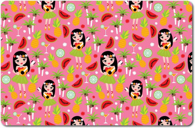 

Nourish Rectangular Pack of 6 Table Placemat(Multicolor, PVC)