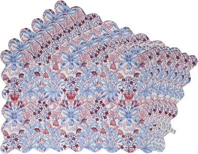 

Zubix Rectangular Pack of 6 Table Placemat(Multicolor, Cotton)