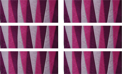 HOME SHINE Rectangular Pack of 6 Table Placemat(Multicolor, Polyester)