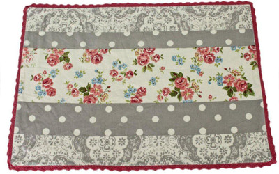 

Sanaa Rectangular Pack of 2 Table Placemat(Multicolor, Cotton)