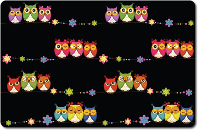 

Nourish Rectangular Pack of 6 Table Placemat(Multicolor, PVC)