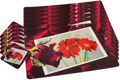 

Winner Rectangular Pack of 1 Table Placemat(Multicolor, Plastic)