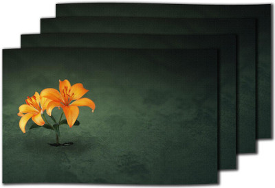 meSleep Rectangular Pack of 4 Table Placemat(Multicolor, PVC) meSleep Rectangular Pack of 4 Table Placemat(Multicolor, PVC)