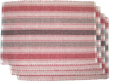 

Rhapsody Decor Rectangular Pack of 4 Table Placemat(Multicolor, Cotton)