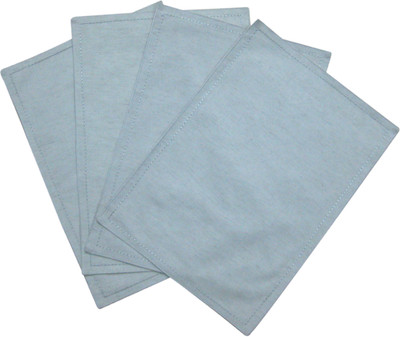 

Krishna Carpets Rectangular Pack of 4 Table Placemat(White, Cotton)