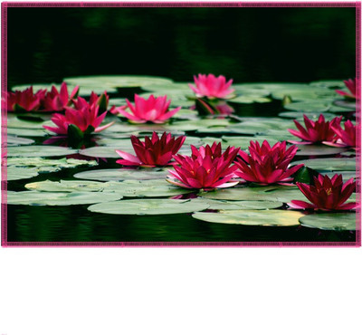 

Leaf Designs Rectangular Pack of 6 Table Placemat(Multicolor, Cotton)