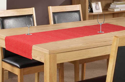 

Elan Red 120 cm Table Runner(Cotton)