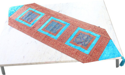

Jodhaa Blue 220 cm Table Runner(Velvet)