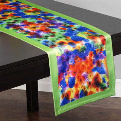 

Lushomes Multicolor 180 cm Table Runner(Polyester)