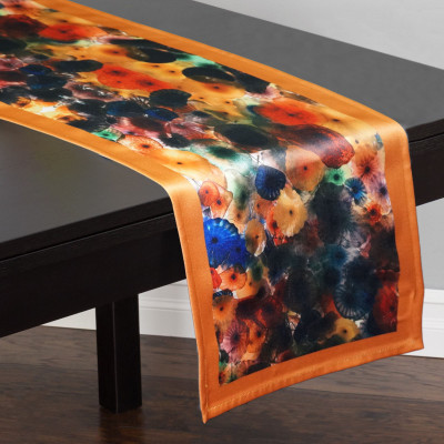 

Lushomes Multicolor 180 cm Table Runner(Polyester)