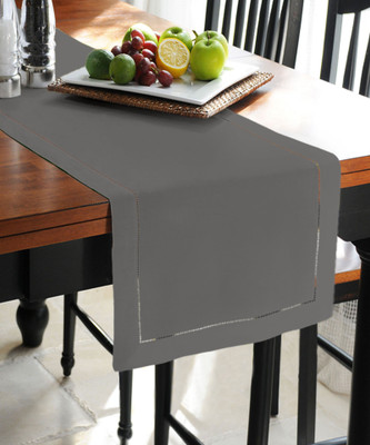 

Lushomes Grey 180 cm Table Runner(Cotton)