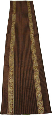

HOME SHINE Brown 90 cm Table Runner(Polyester)