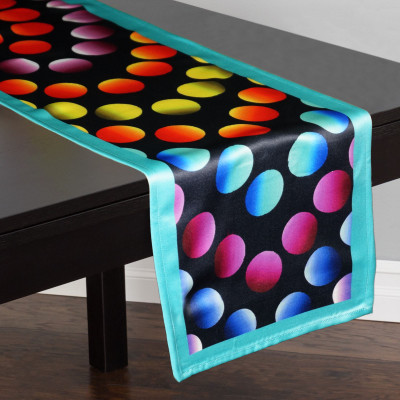 

Lushomes Multicolor 180 cm Table Runner(Polyester)