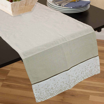 

Rhome Beige 40 cm Table Runner(Cotton)