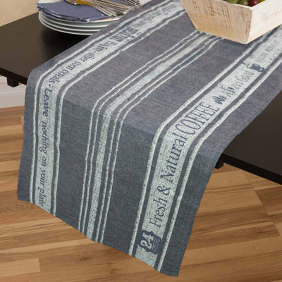 

Rhome Grey 45 cm Table Runner(Cotton)