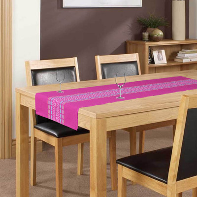 

Elan Pink 140 cm Table Runner(Cotton)