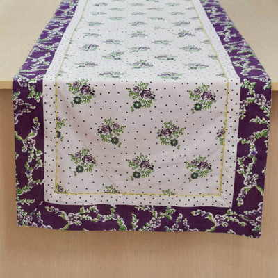 

Elan Multicolor 150 cm Table Runner(Cotton)