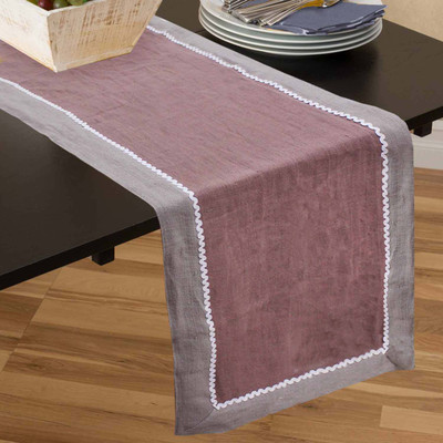 

Rhome Multicolor 40 cm Table Runner(Linen)