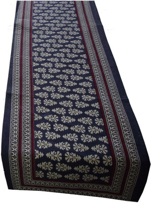 

Craftuno Blue 145 cm Table Runner(Cotton)