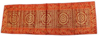 

Baba Handicraft Multicolor 60 cm Table Runner(Silk)