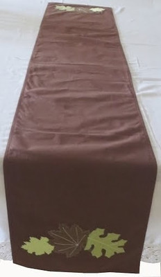 20% OFF on Needlecrest Brown, Green 180 cm Table Runner(Cotton) 20% OFF on Needlecrest Brown, Green 180 cm Table Runner(Cotton)