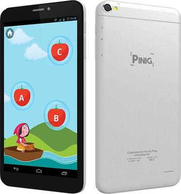 Pinig Kids Smart Tablet 0 to 5 with Blue Bumper 8 GB 6.9 inch with 3G