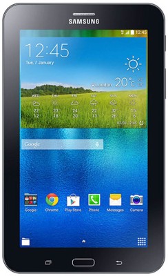 View SAMSUNG Galaxy Tab 3 V T116 Single Sim Tablet 8 GB 7 inch with Wi-Fi+3G(Ebony Black) Tablet Note Price Online(Samsung)