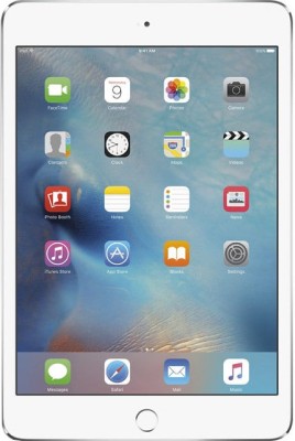 View Apple iPad mini 4 128 GB 7.9 inch with Wi-Fi+4G(Silver)  Price Online