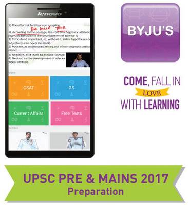 Byju's UPSC Pre &amp; Mains 2017 Preparation 8 GB 7 inch with Wi-Fi Only