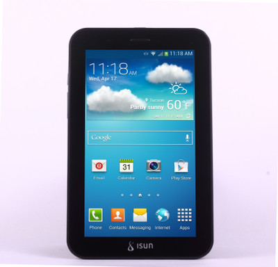 

Isun ISN406 8 GB 7 inch with Wi-Fi+2G Tablet (Black)
